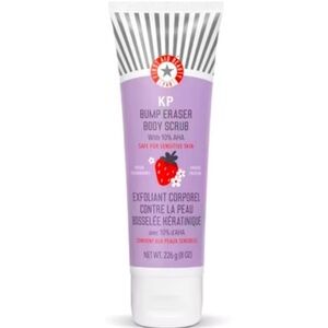 First Aid Beauty KP Exfoliating Bump Eraser Body Scrub 10% AHA Fresh Strawberry